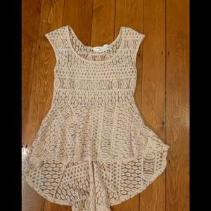 Lace Peplum top